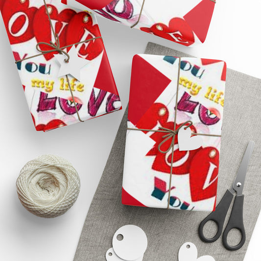 Be Mine | Gift Wrap l Red