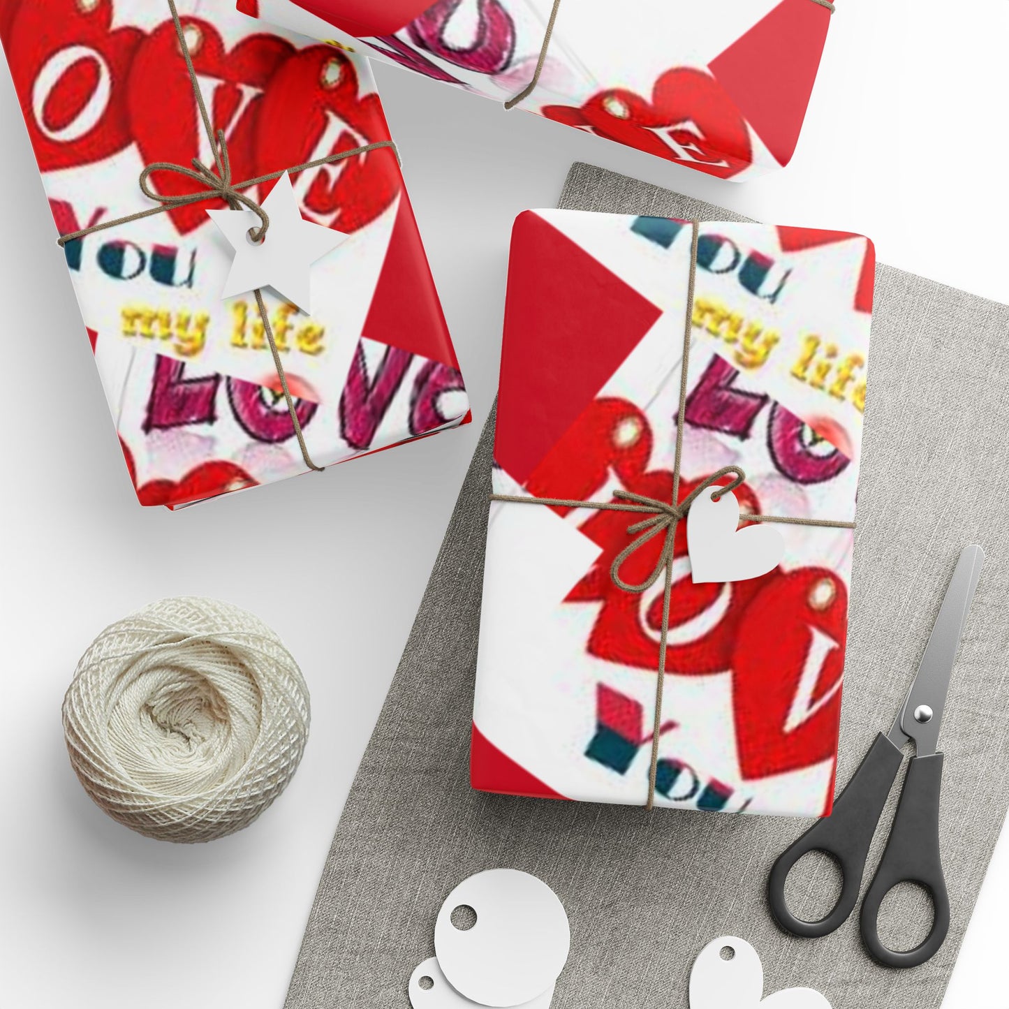 Be Mine | Gift Wrap l Red