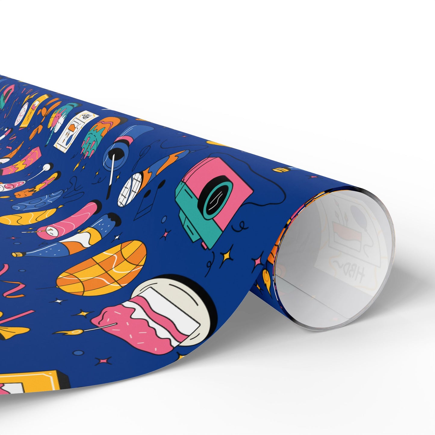 Birthday l Gift Wrap l Baby blue