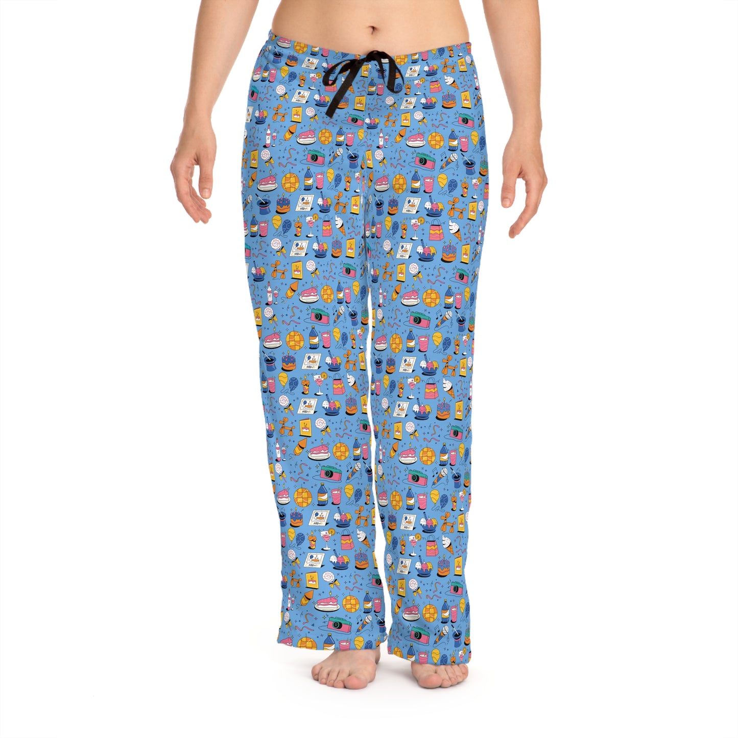 Birthday Theme l Pajama Pants l Powder Blue
