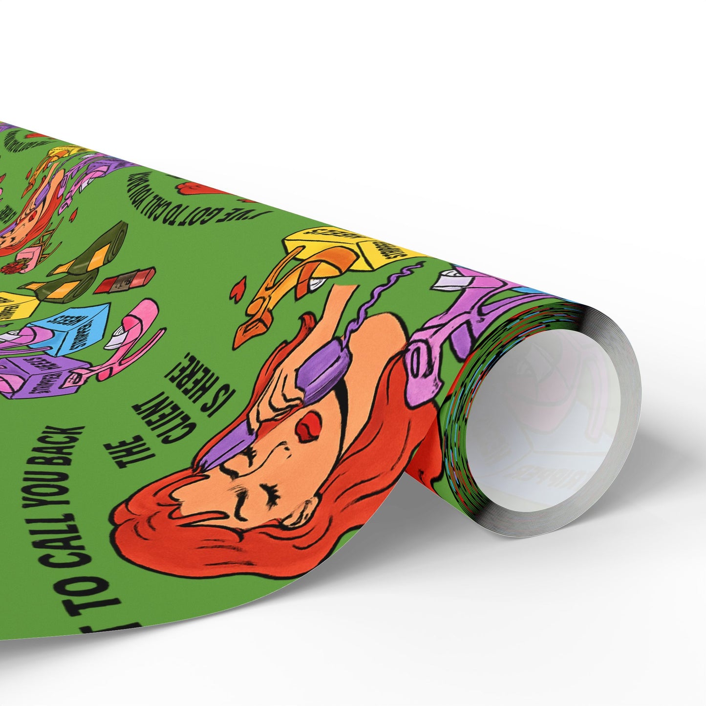 The Client l Gift Wrap l Green