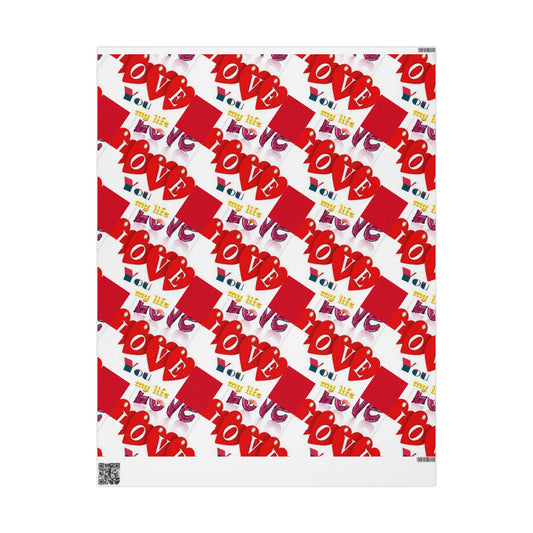 Be Mine | Gift Wrap l Red