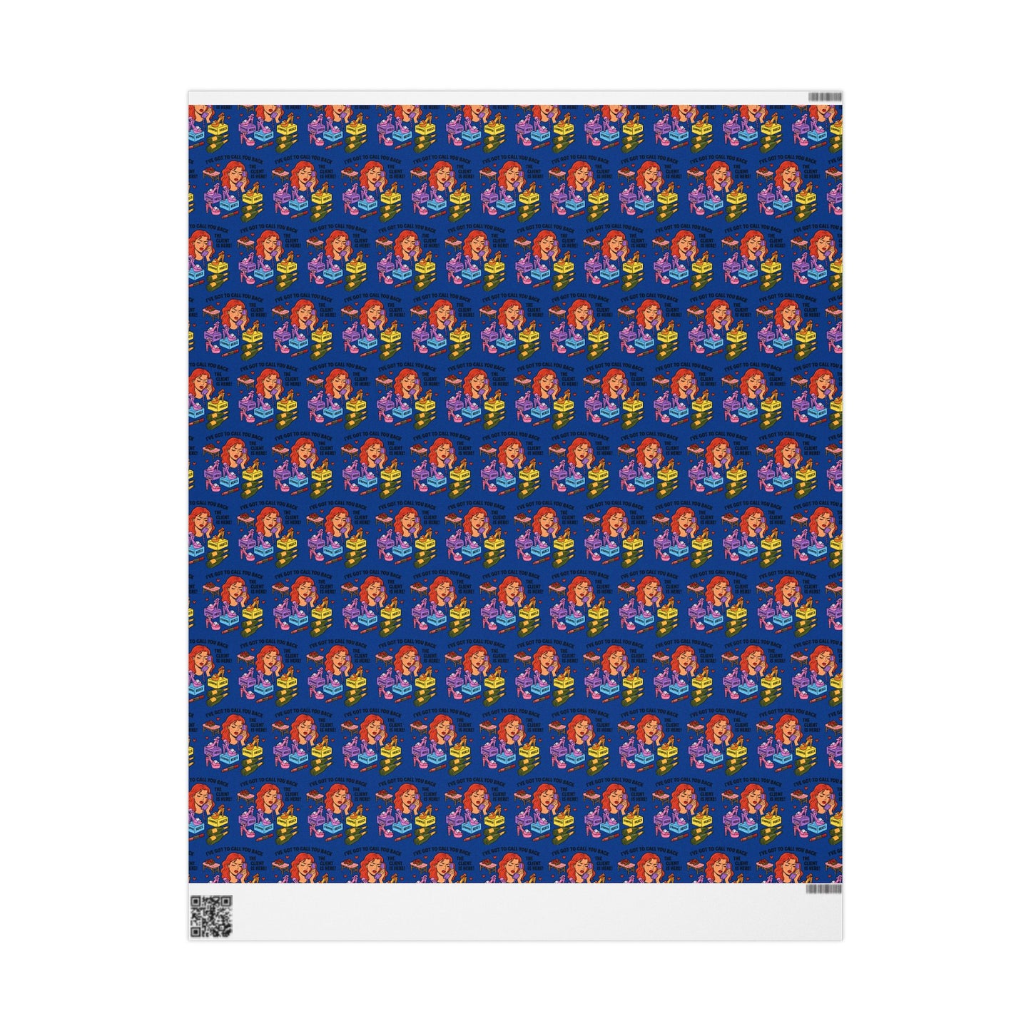 The Client l Gift wrap l Dark Blue