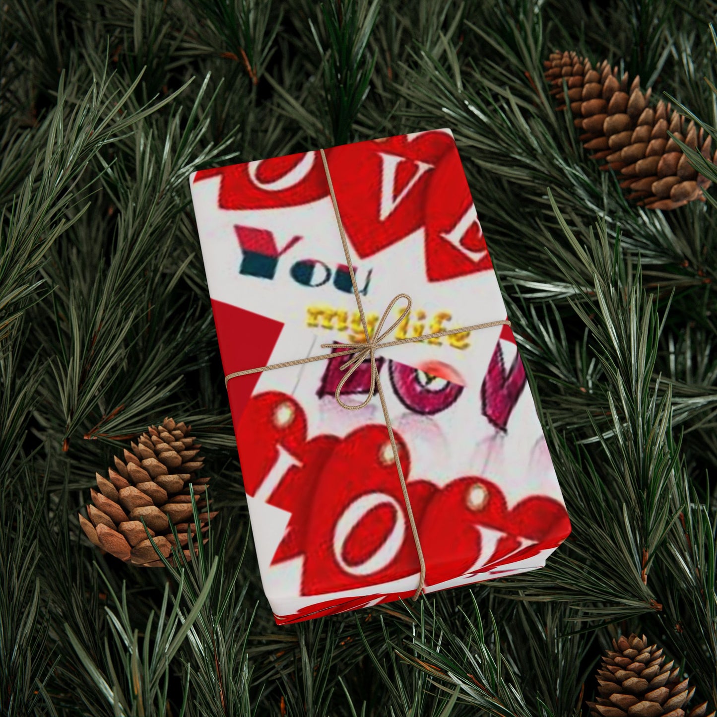 Be Mine | Gift Wrap l Red