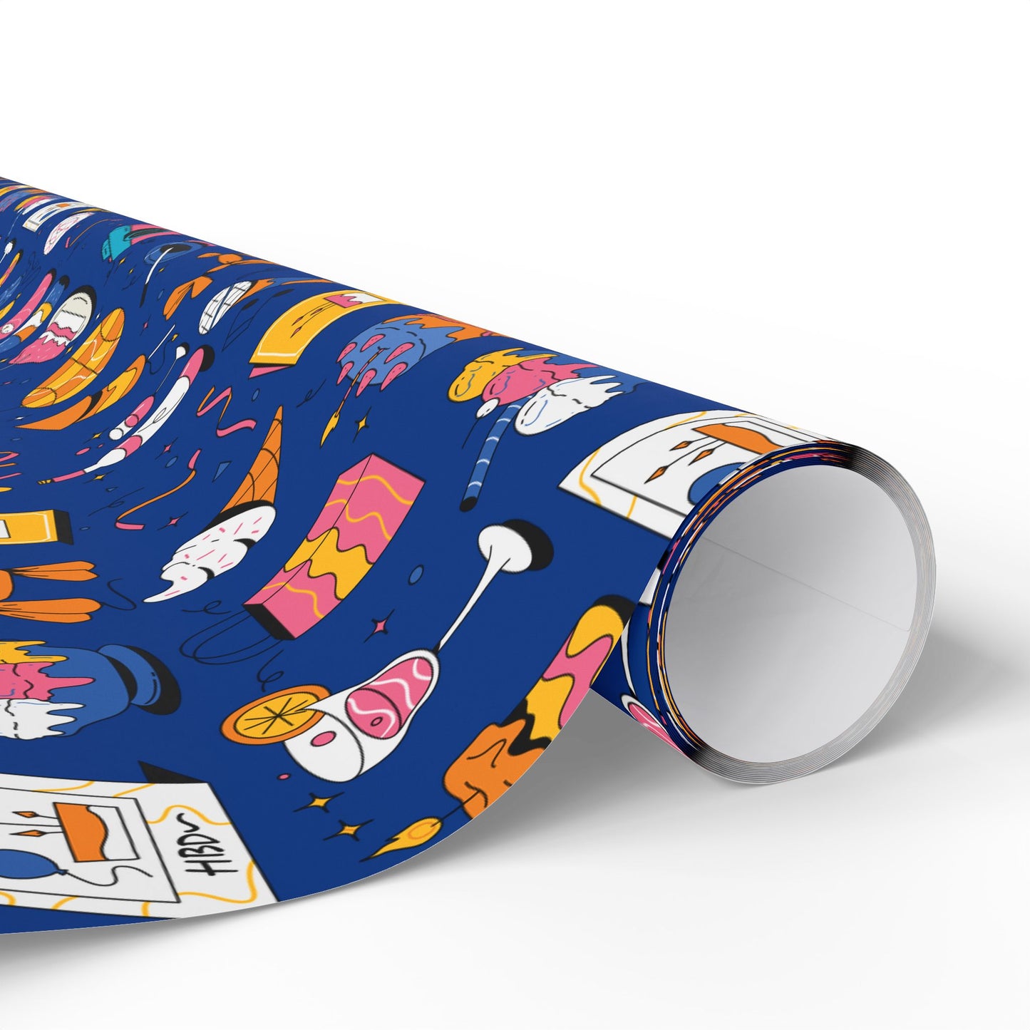 Birthday l Gift Wrap l Baby blue