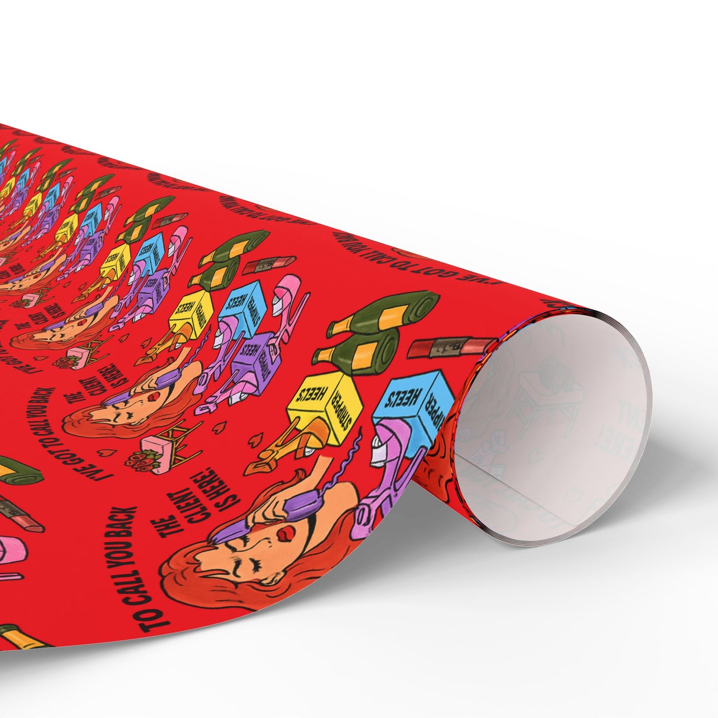 The Client l Gift wrap l Red