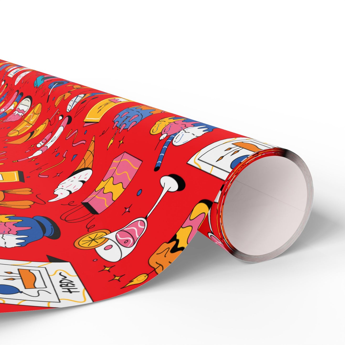 Birthday l Gift Wrap l Red