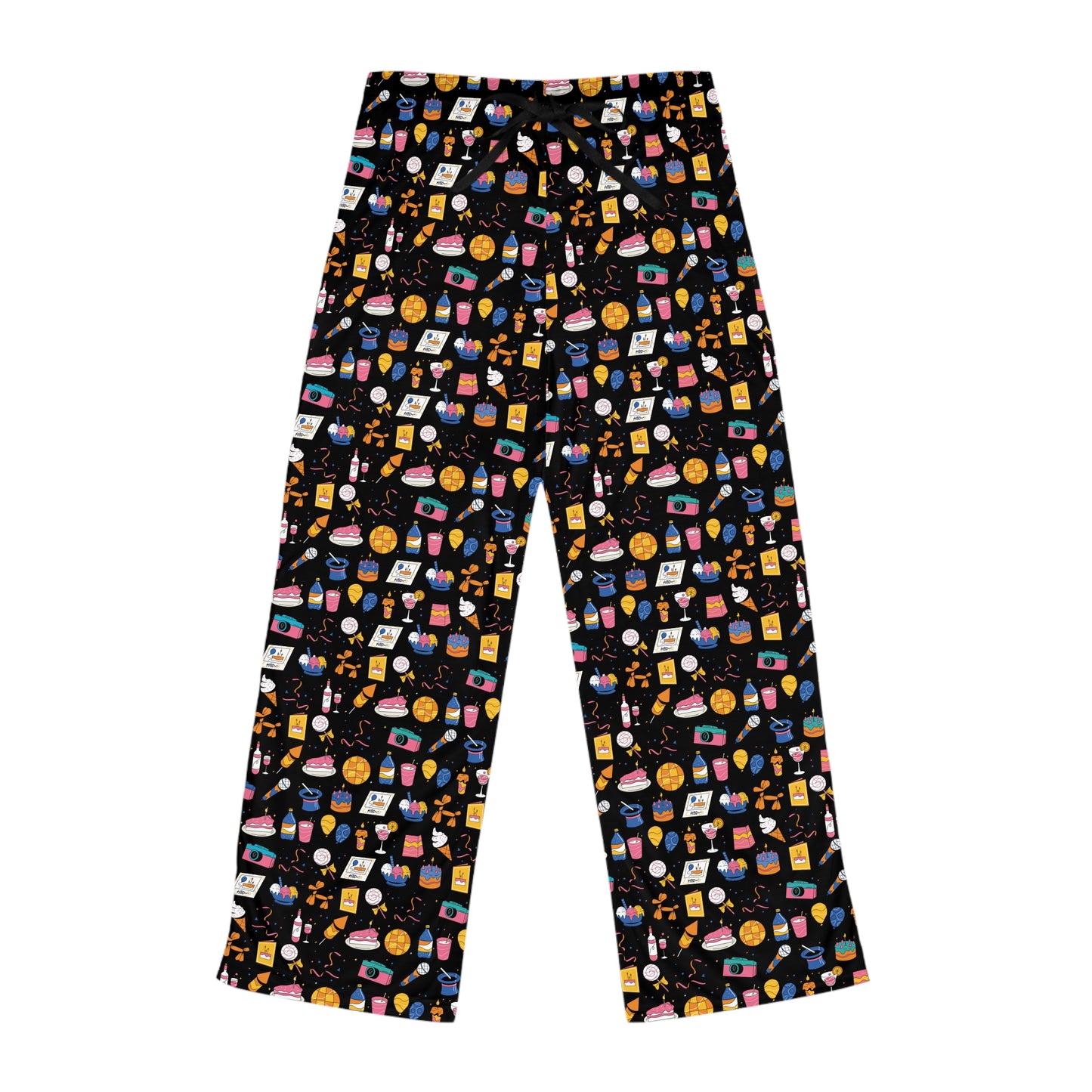 Birthday Theme l Pajama Pants l Black
