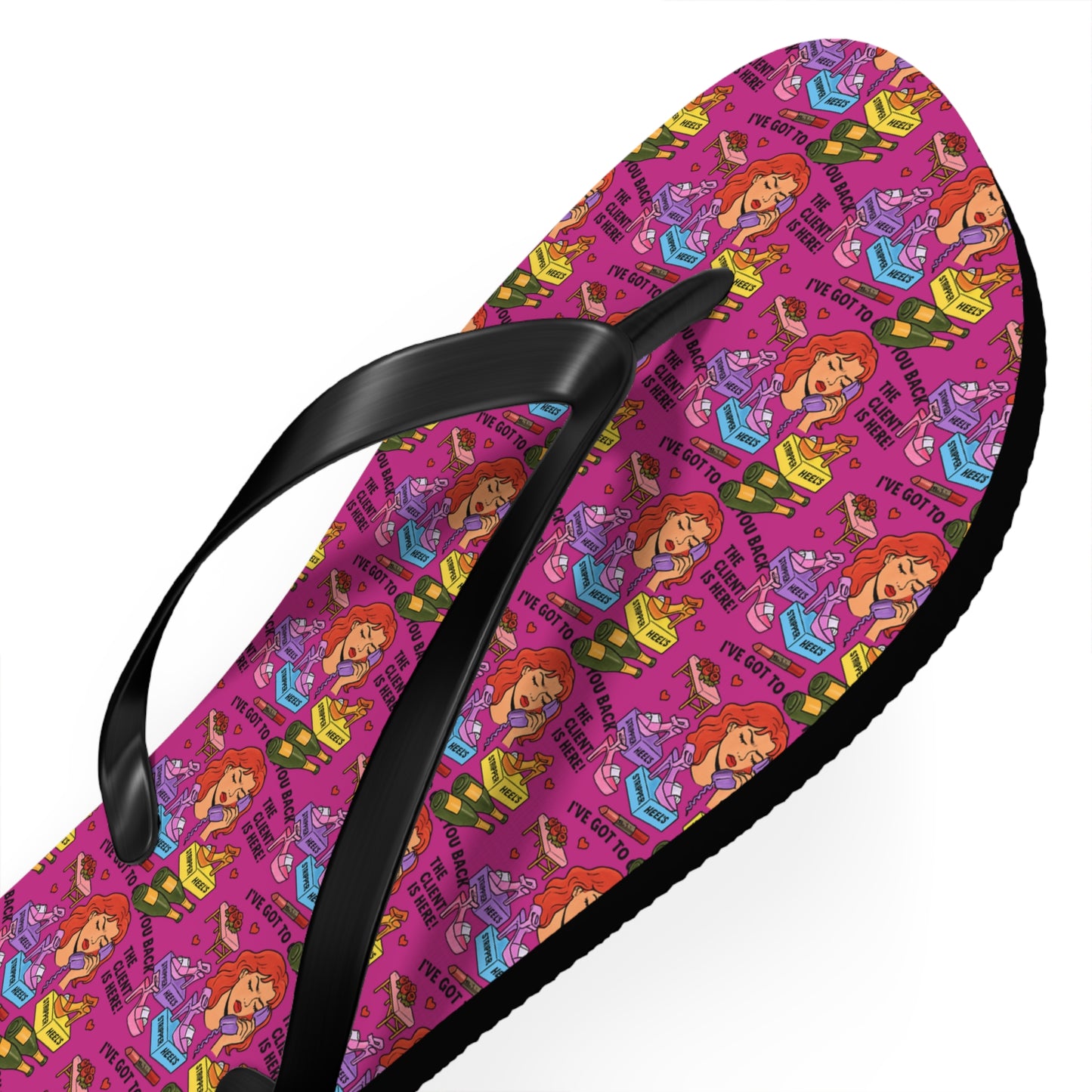 The Client l Flip Flops l Beauty Pink