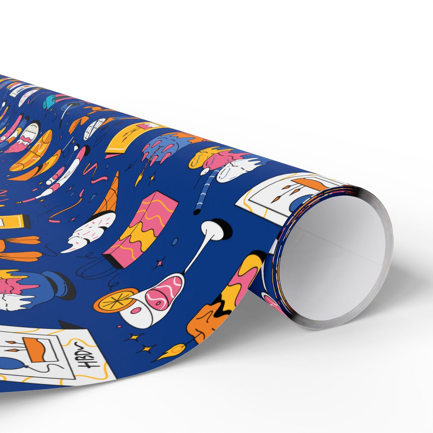 Birthday l Gift Wrap l Baby blue