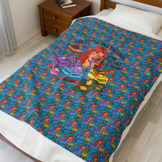 The Client l Oversize Travel blanket l Blue