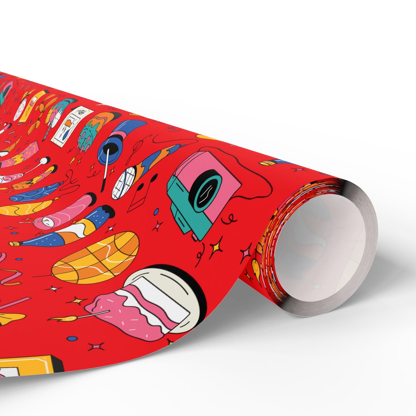 Birthday l Gift Wrap l Red