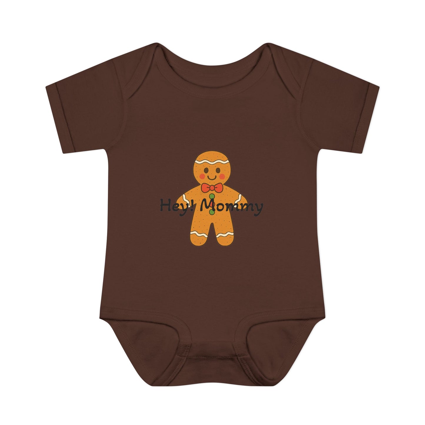 HappiMommi l Gingerbread Snowflake Baby Onesie