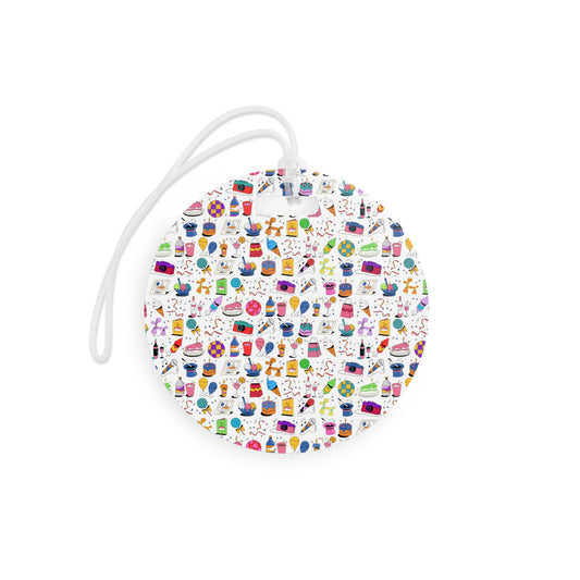 All That l Luggage Tag l White