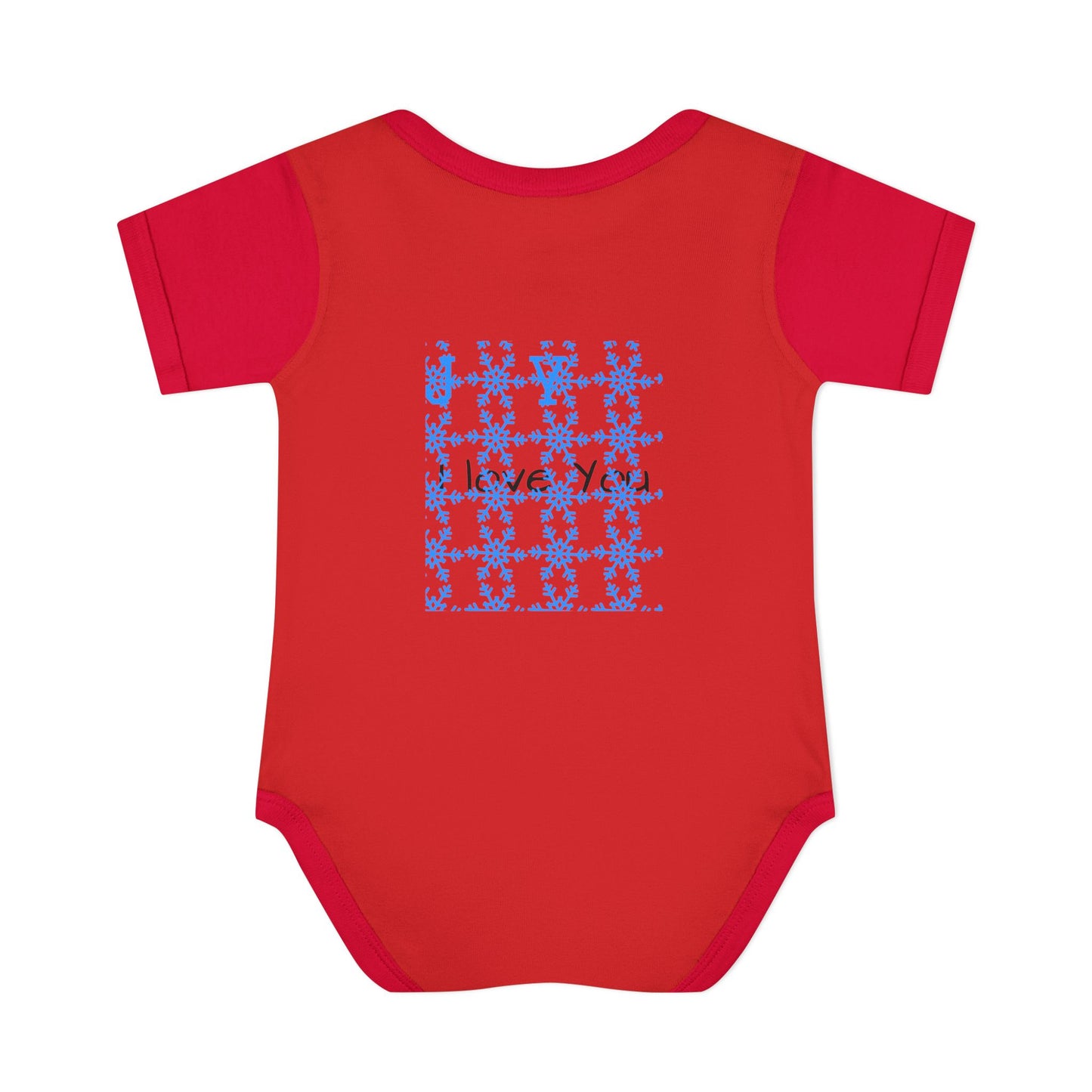 HappiMommi l Gingerbread Snowflake Baby Onesie