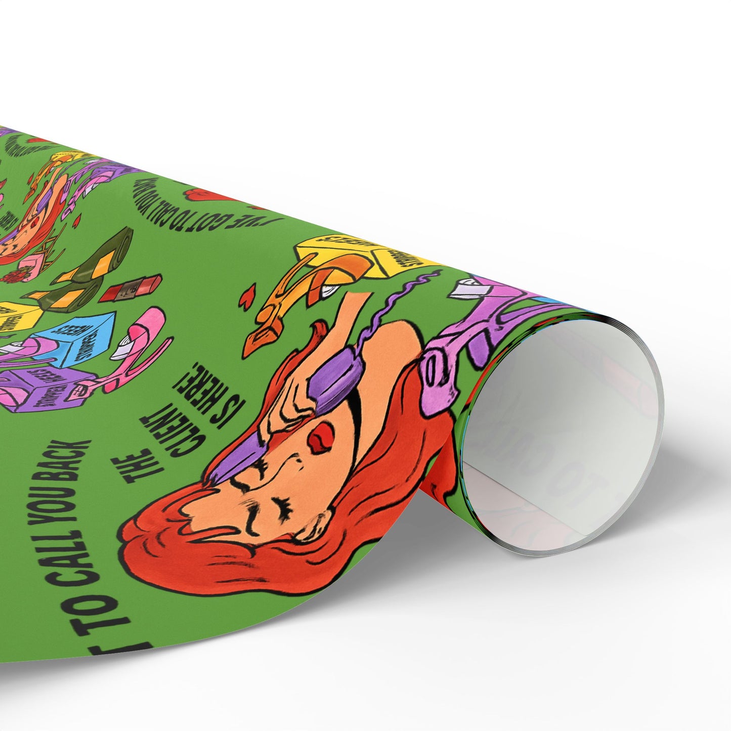 The Client l Gift Wrap l Green
