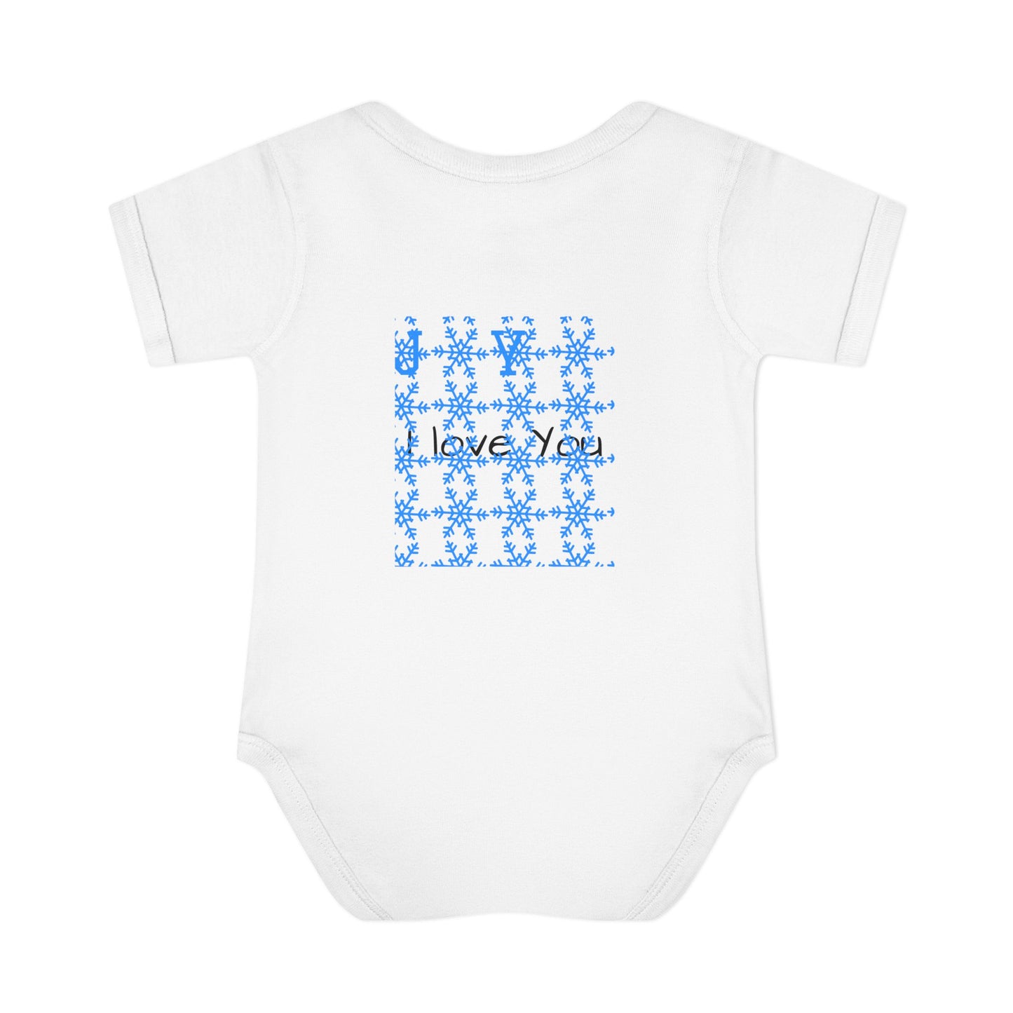 HappiMommi l Gingerbread Snowflake Baby Onesie