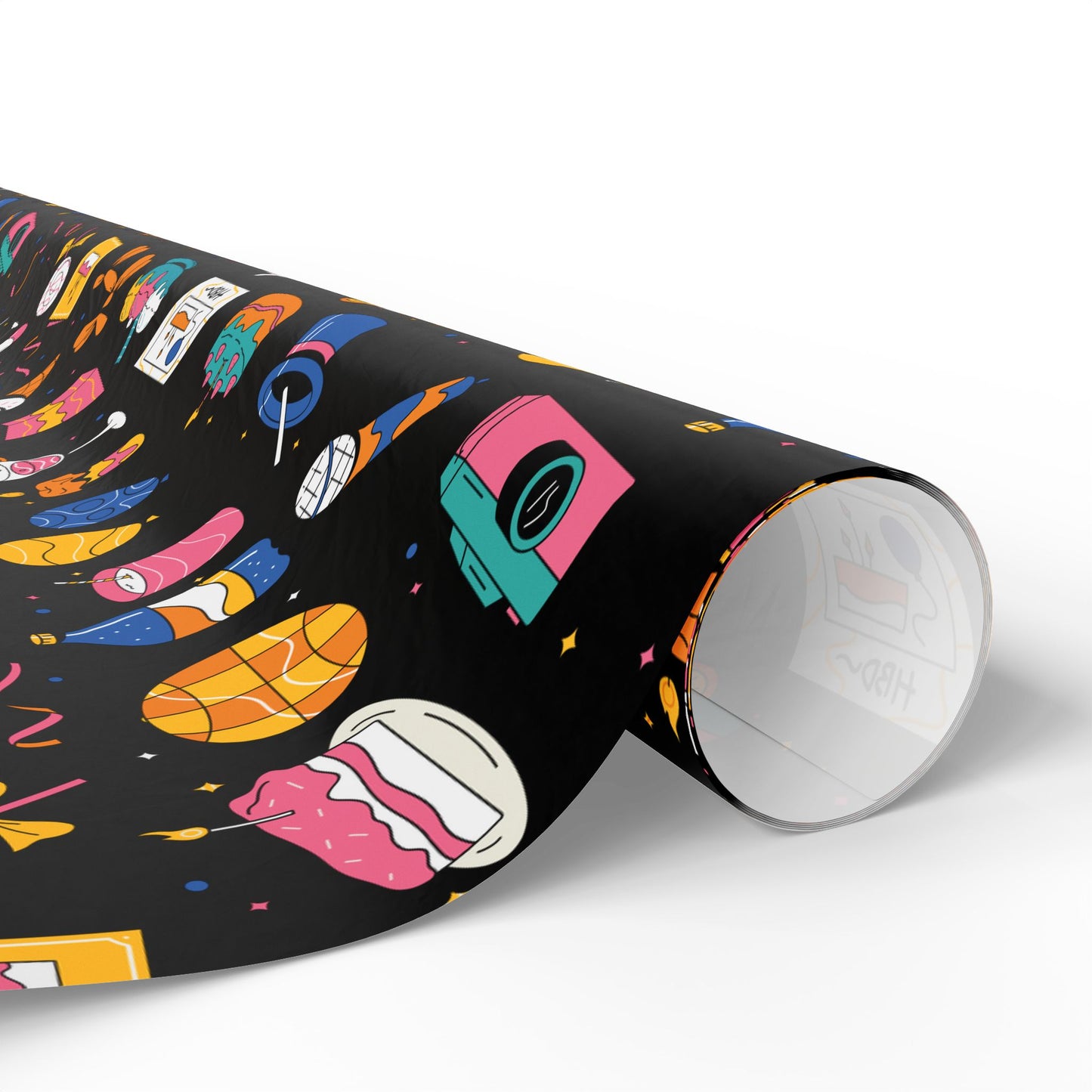 Birthday l Gift Wrap l Black