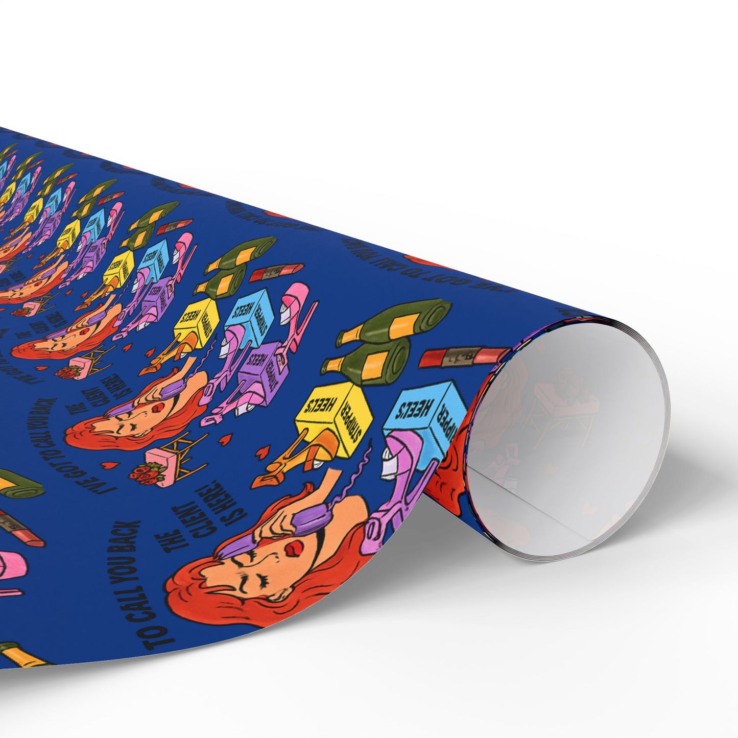 The Client l Gift wrap l Dark Blue