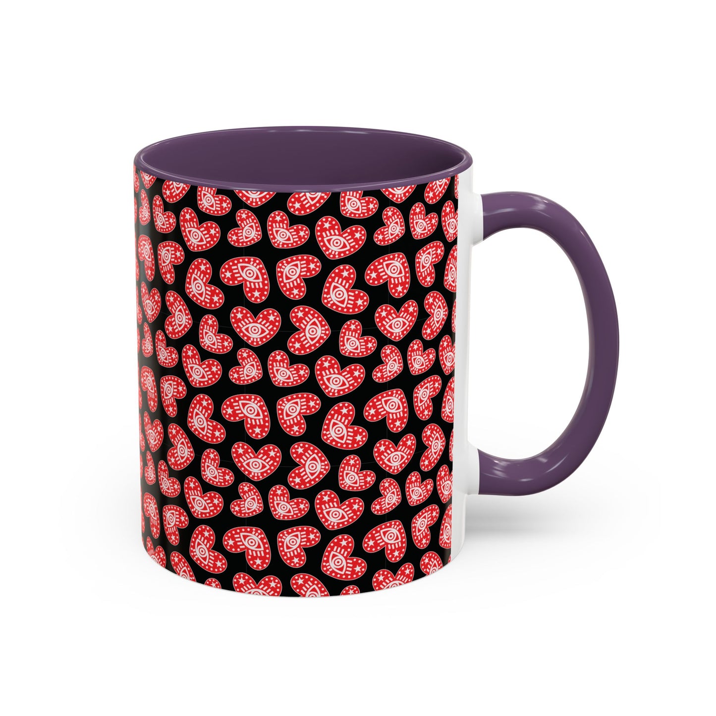 Valentine’s Day Accent Coffee Mug — 'Hershe3 Exclusive' (11oz)