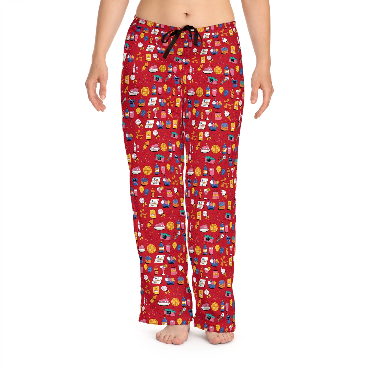 Birthday Theme l Pajama Pants l Red