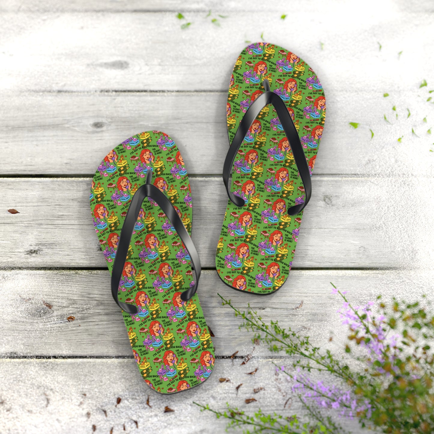The Client l Flip Flops l Sleeping Green