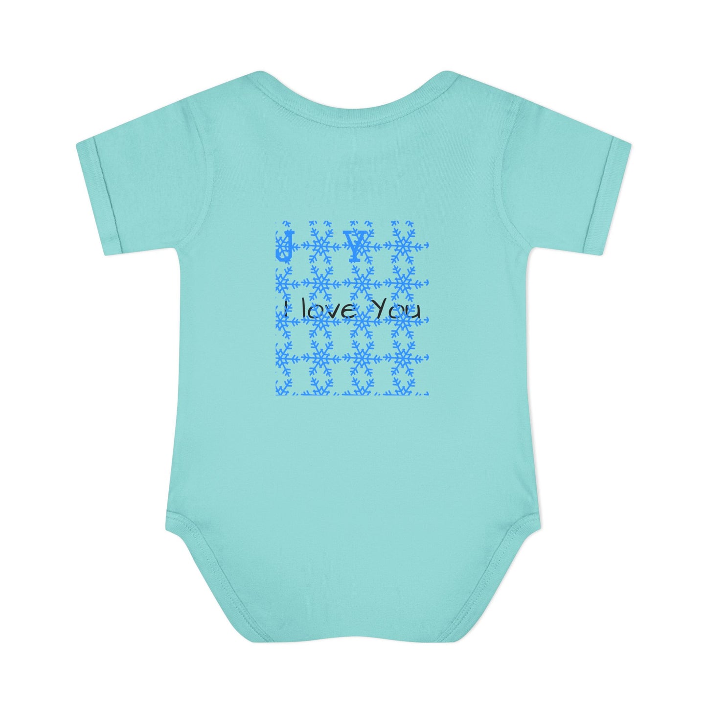 HappiMommi l Gingerbread Snowflake Baby Onesie