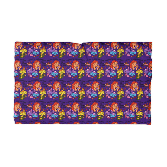 The Client l Microfiber Pillowcase l Purple