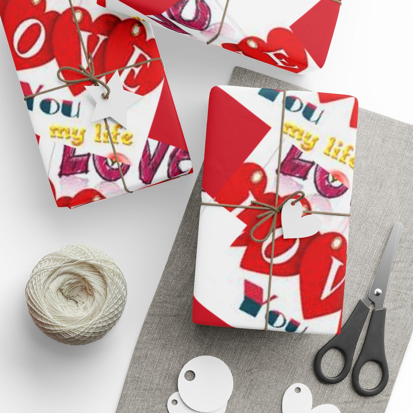 Be Mine | Gift Wrap l Red