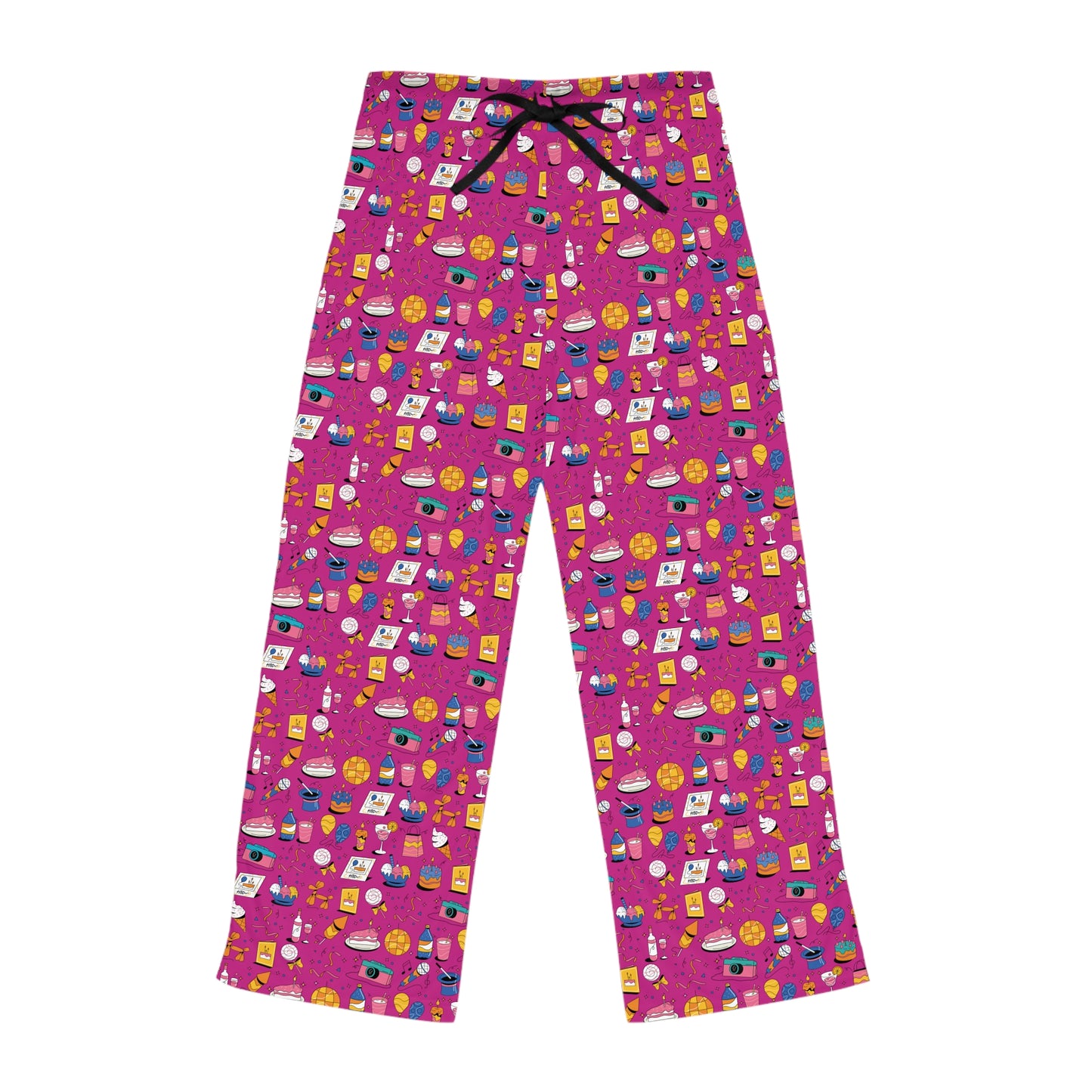 Birthday Theme l Pajama Pants l Pink