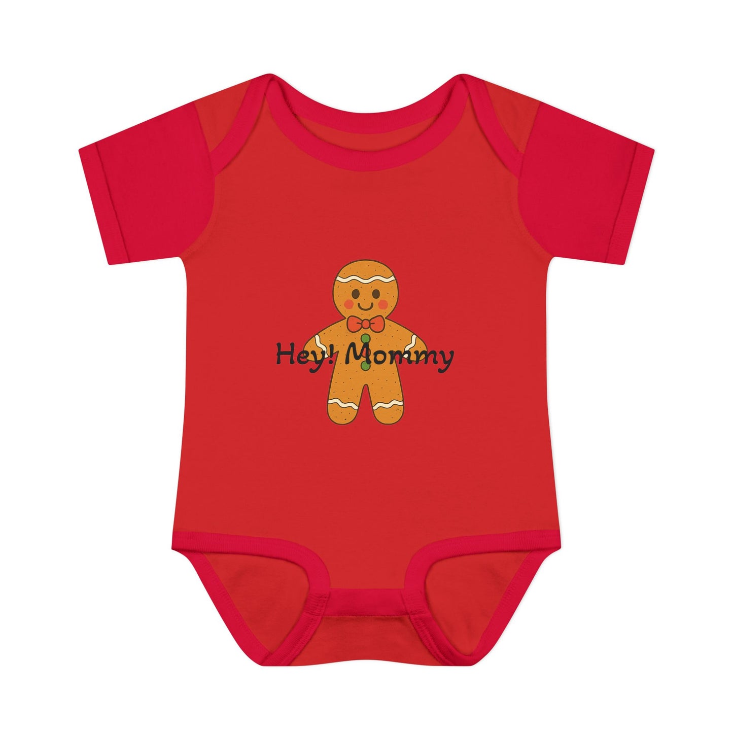 HappiMommi l Gingerbread Snowflake Baby Onesie