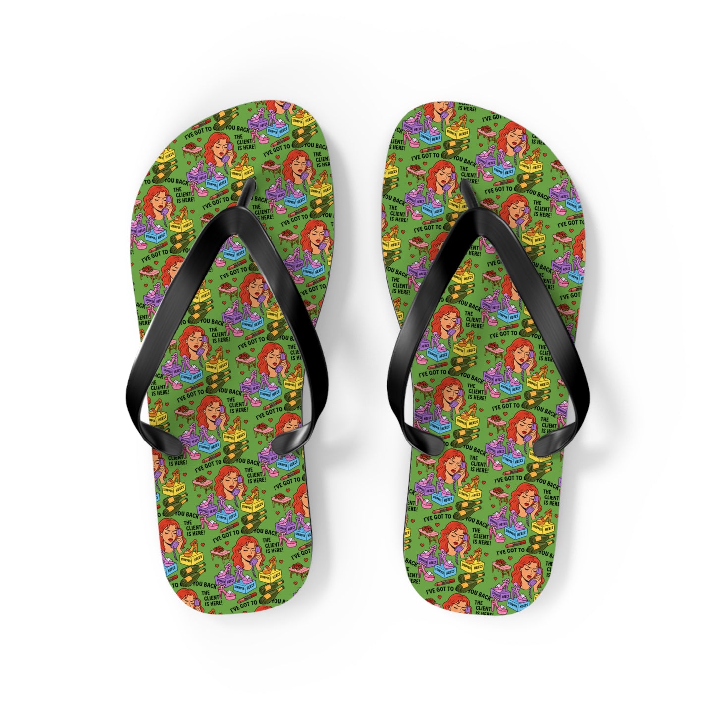The Client l Flip Flops l Sleeping Green