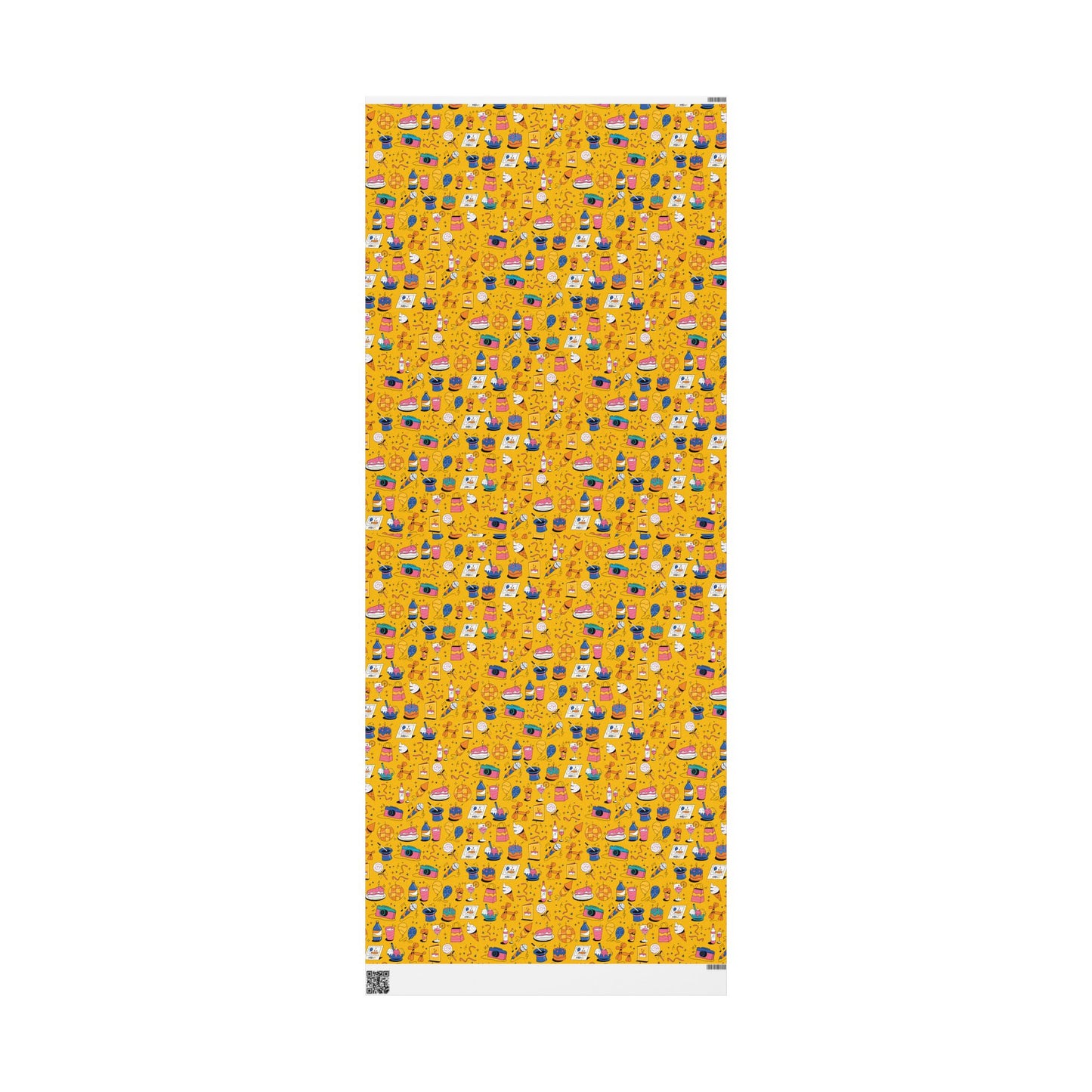 Birthday l Gift Wrap l Yellow