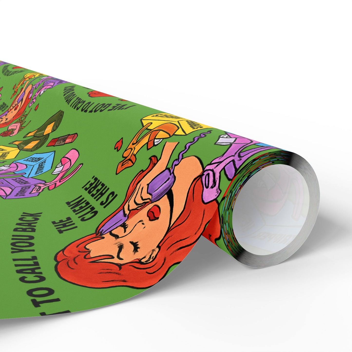 The Client l Gift Wrap l Green