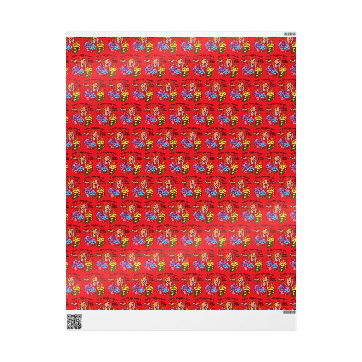 The Client l Gift wrap l Red
