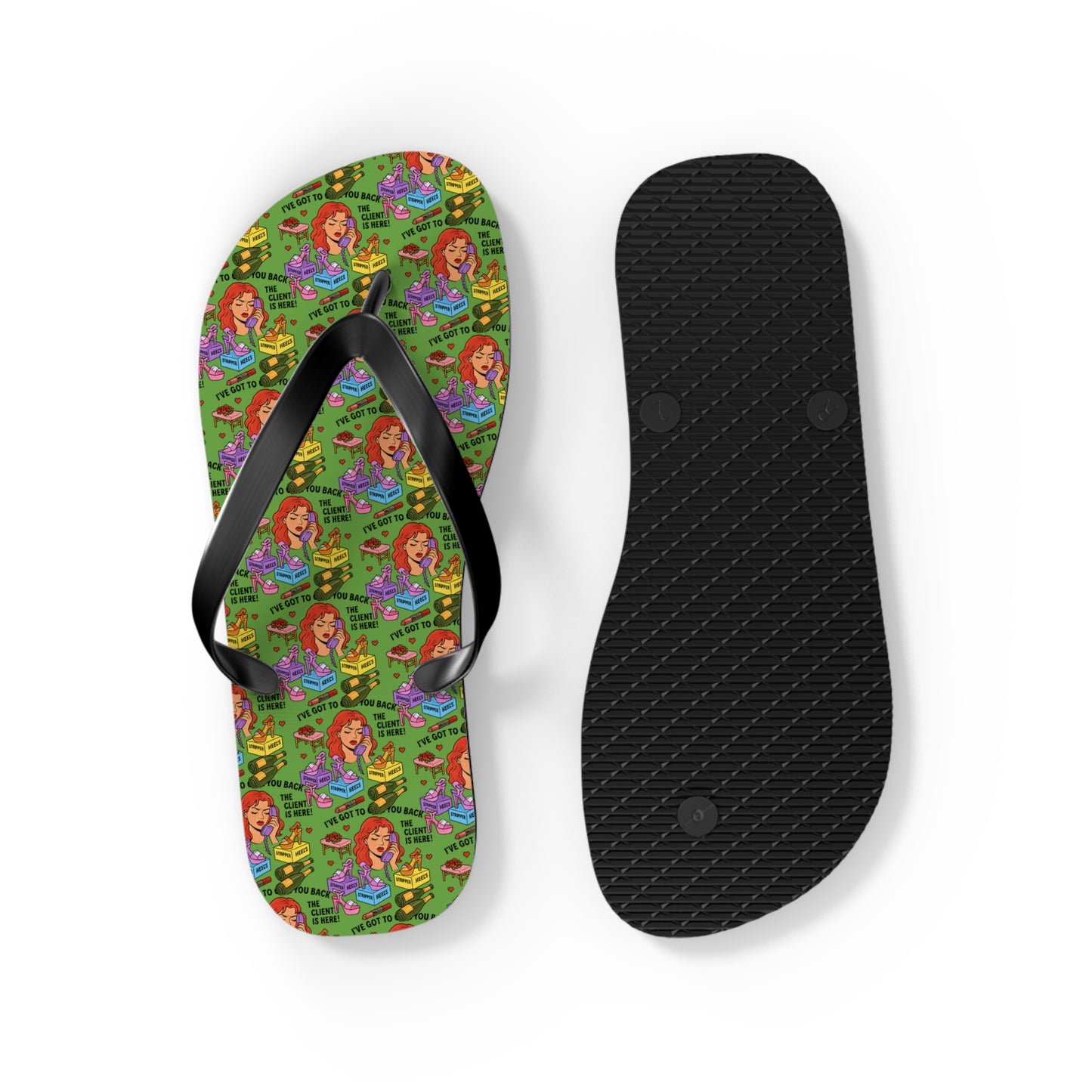 The Client l Flip Flops l Sleeping Green