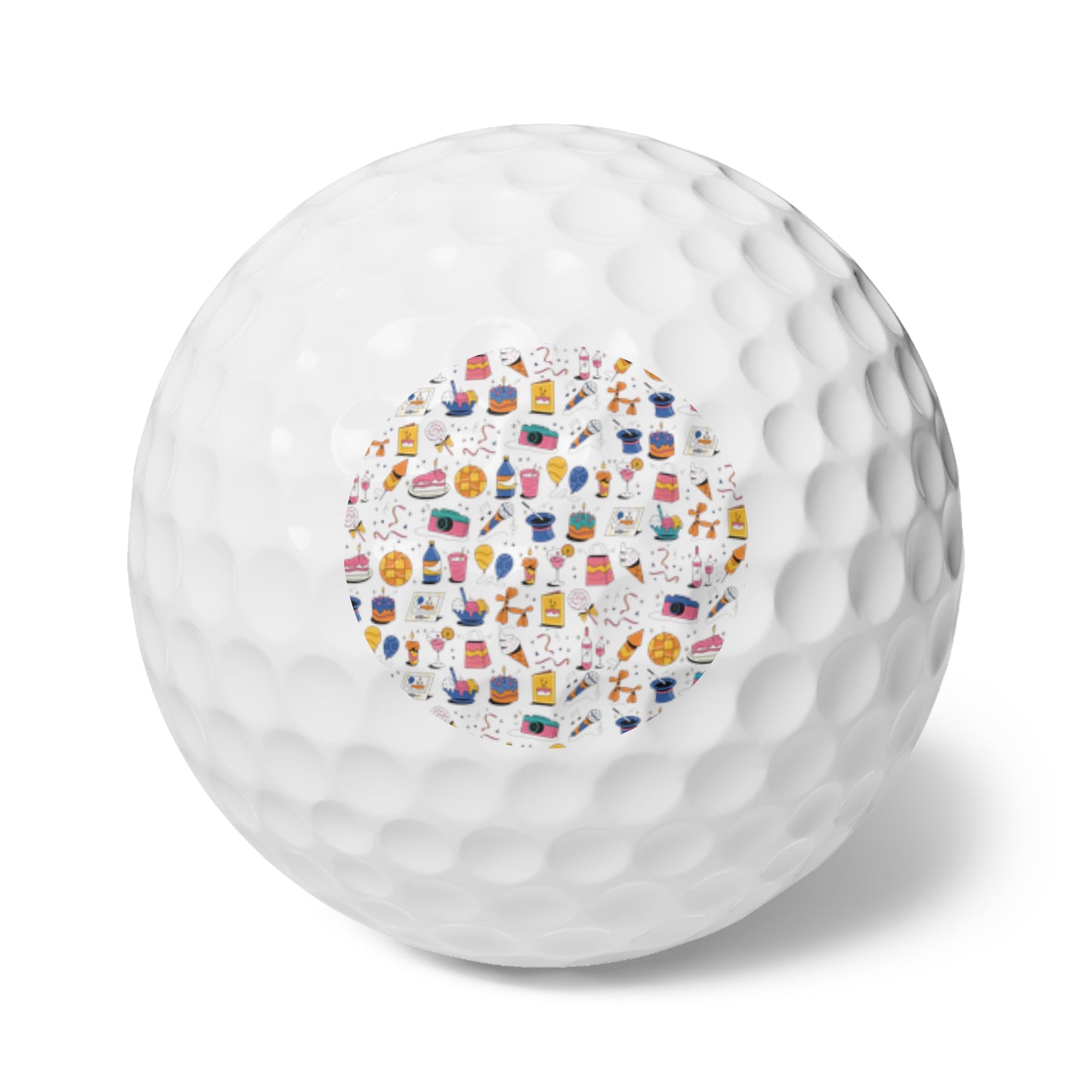 Birthday Theme l Golf Balls l 6pcs
