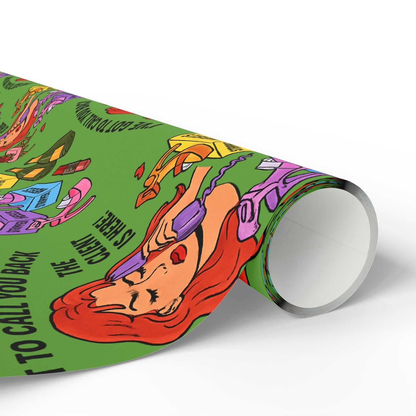 The Client l Gift Wrap l Green