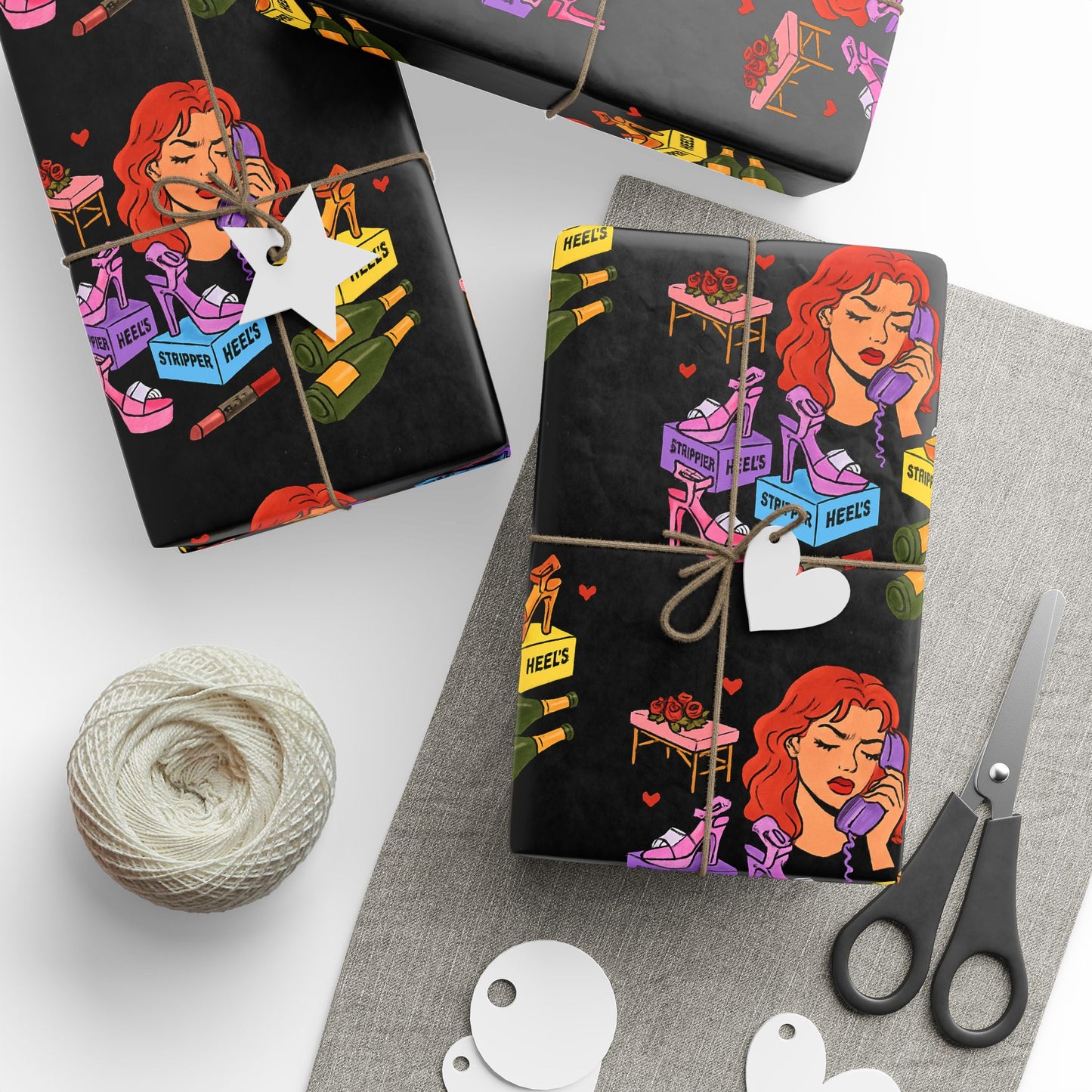 The Client l Gift Wrap l Black