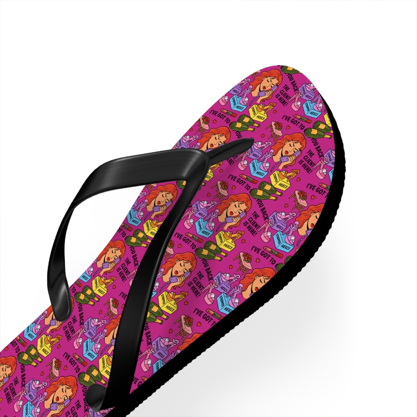 The Client l Flip Flops l Beauty Pink