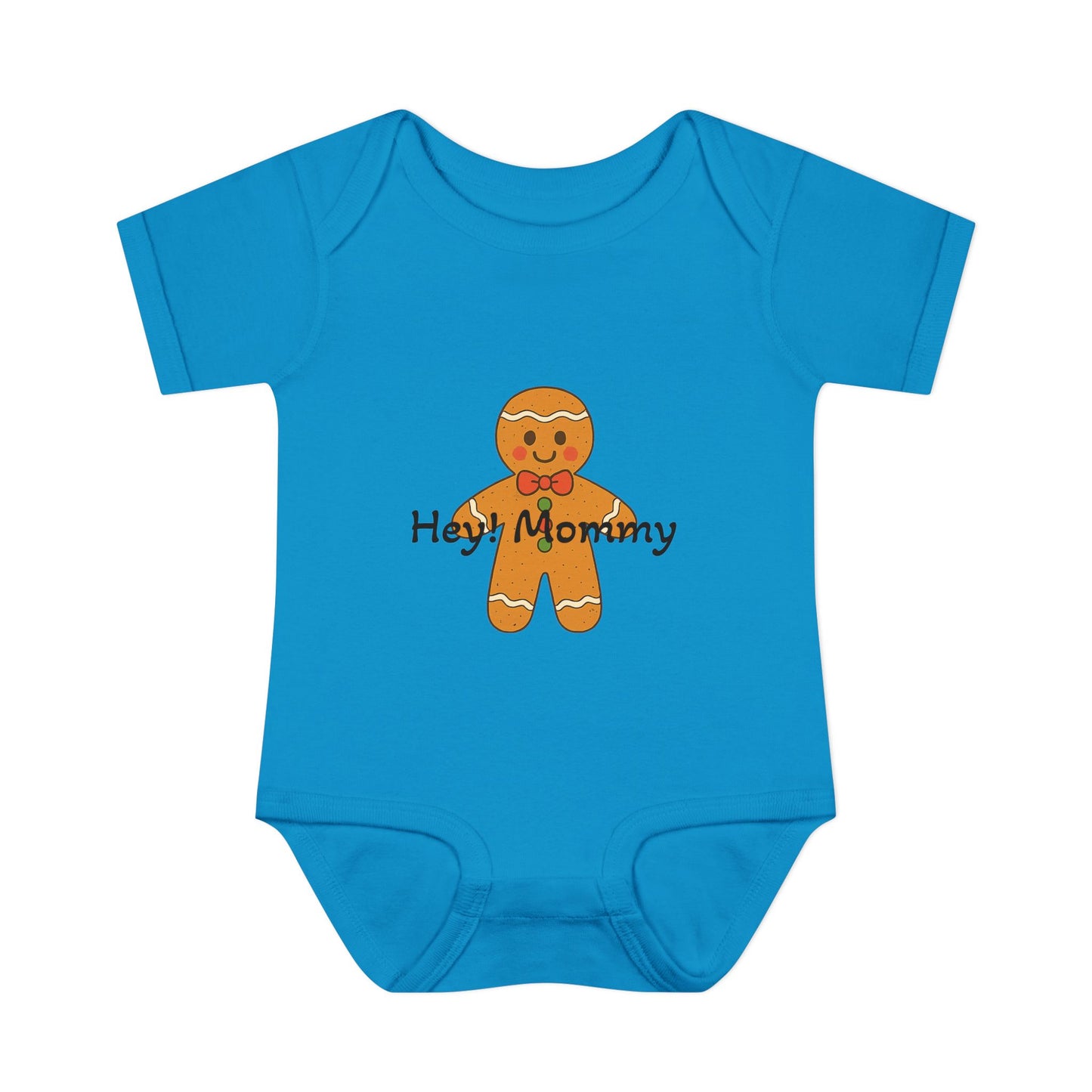 HappiMommi l Gingerbread Snowflake Baby Onesie