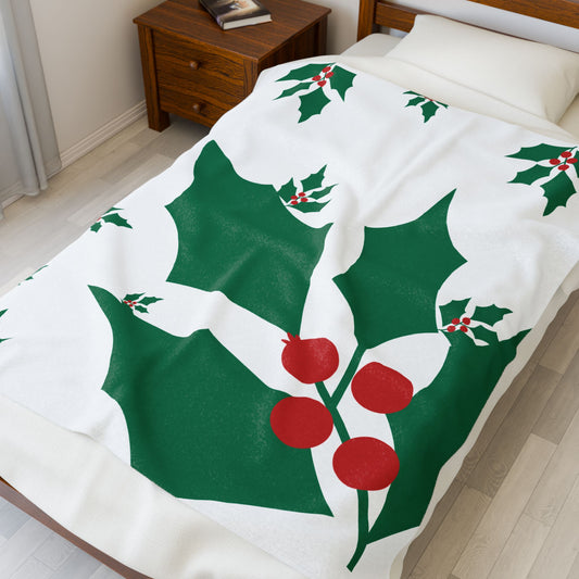 Hershe3 l Plush Blanket l White