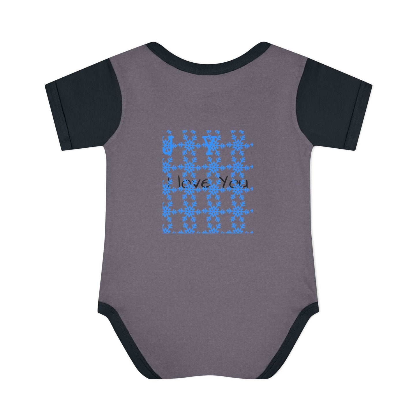 HappiMommi l Gingerbread Snowflake Baby Onesie