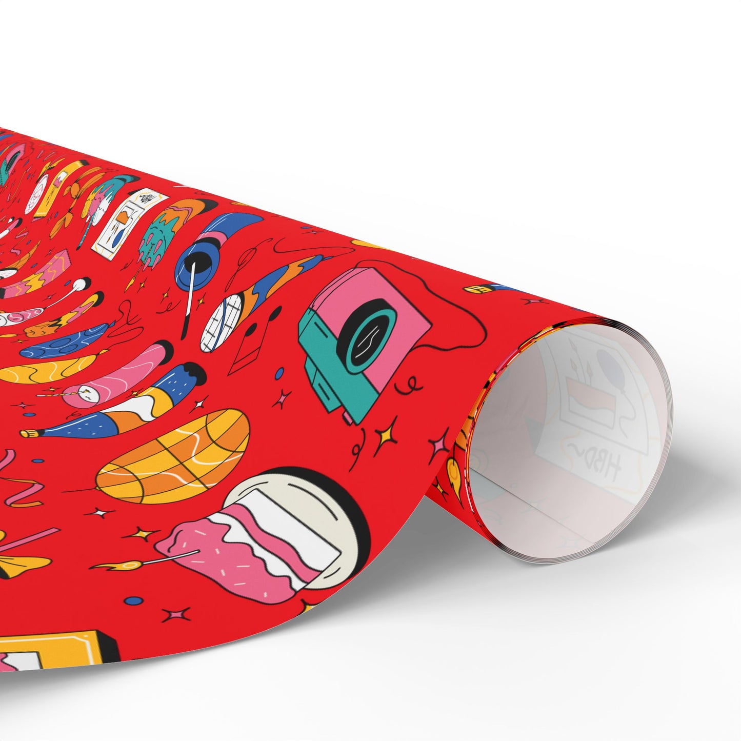 Birthday l Gift Wrap l Red