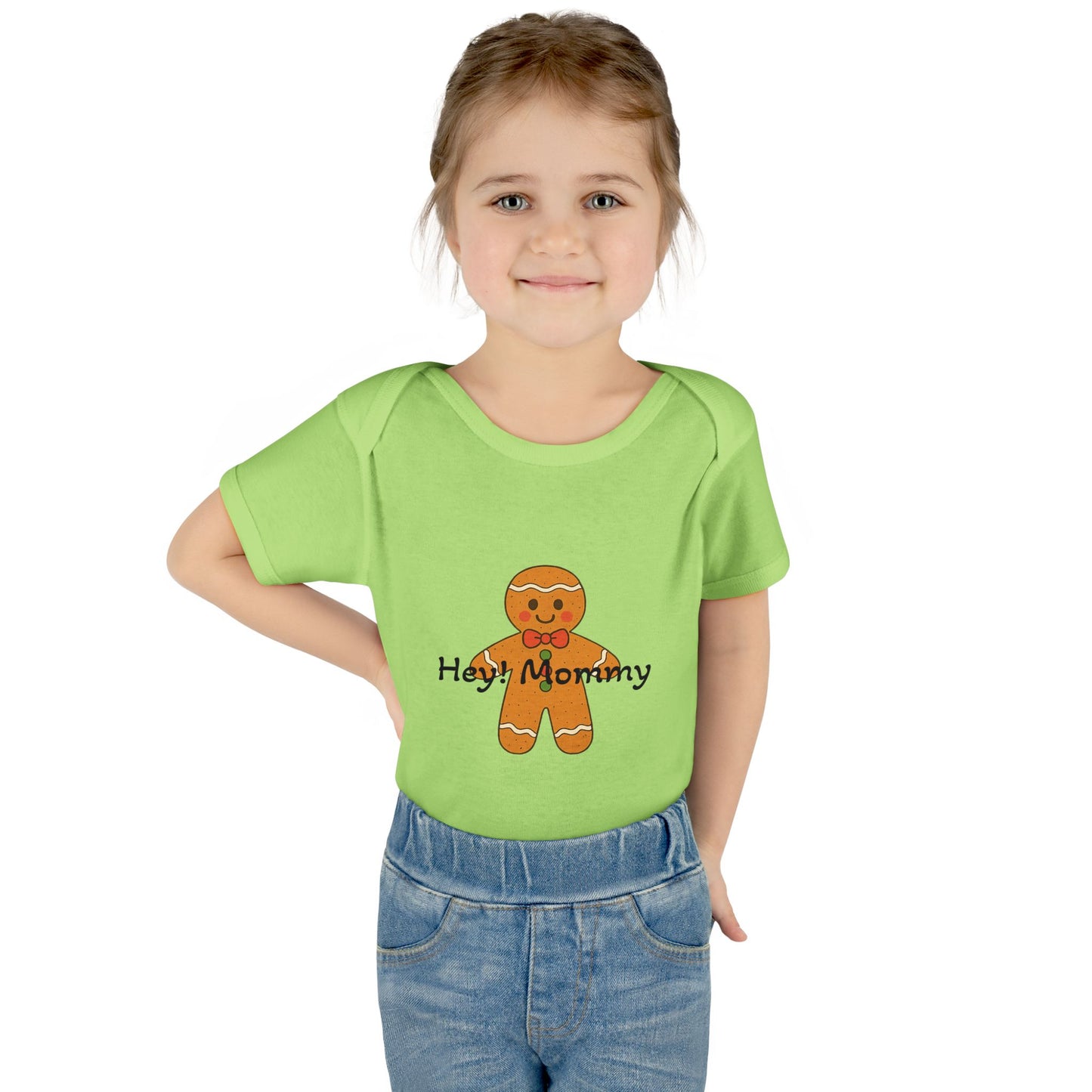 HappiMommi l Gingerbread Snowflake Baby Onesie