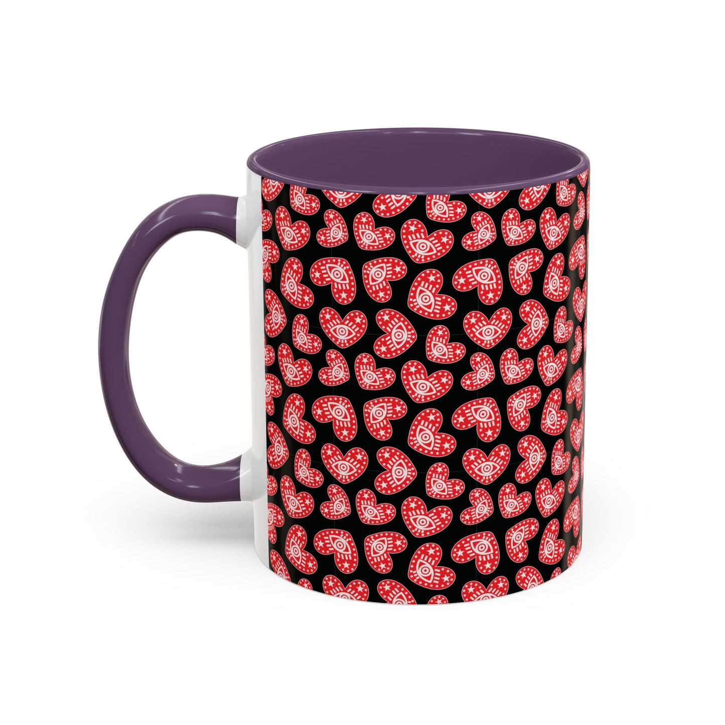 Valentine’s Day Accent Coffee Mug — 'Hershe3 Exclusive' (11oz)