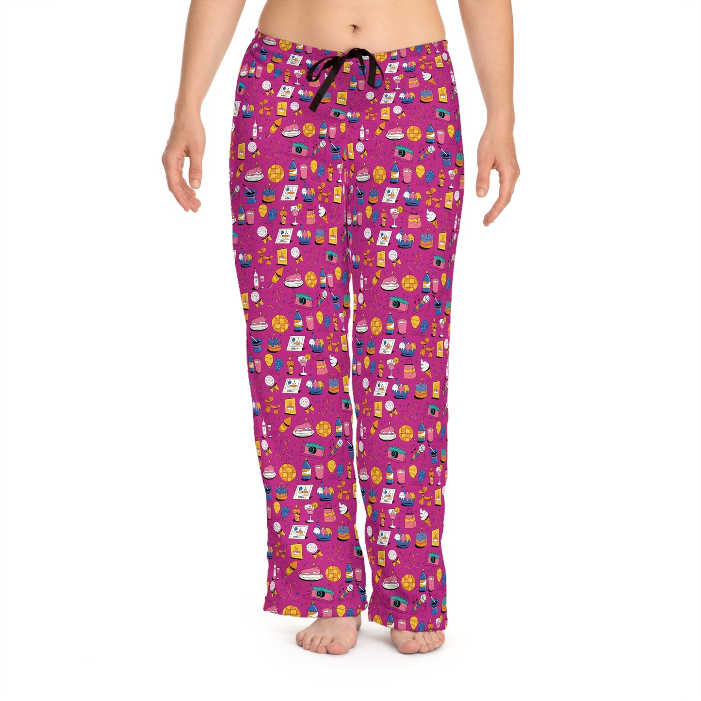 Birthday Theme l Pajama Pants l Pink