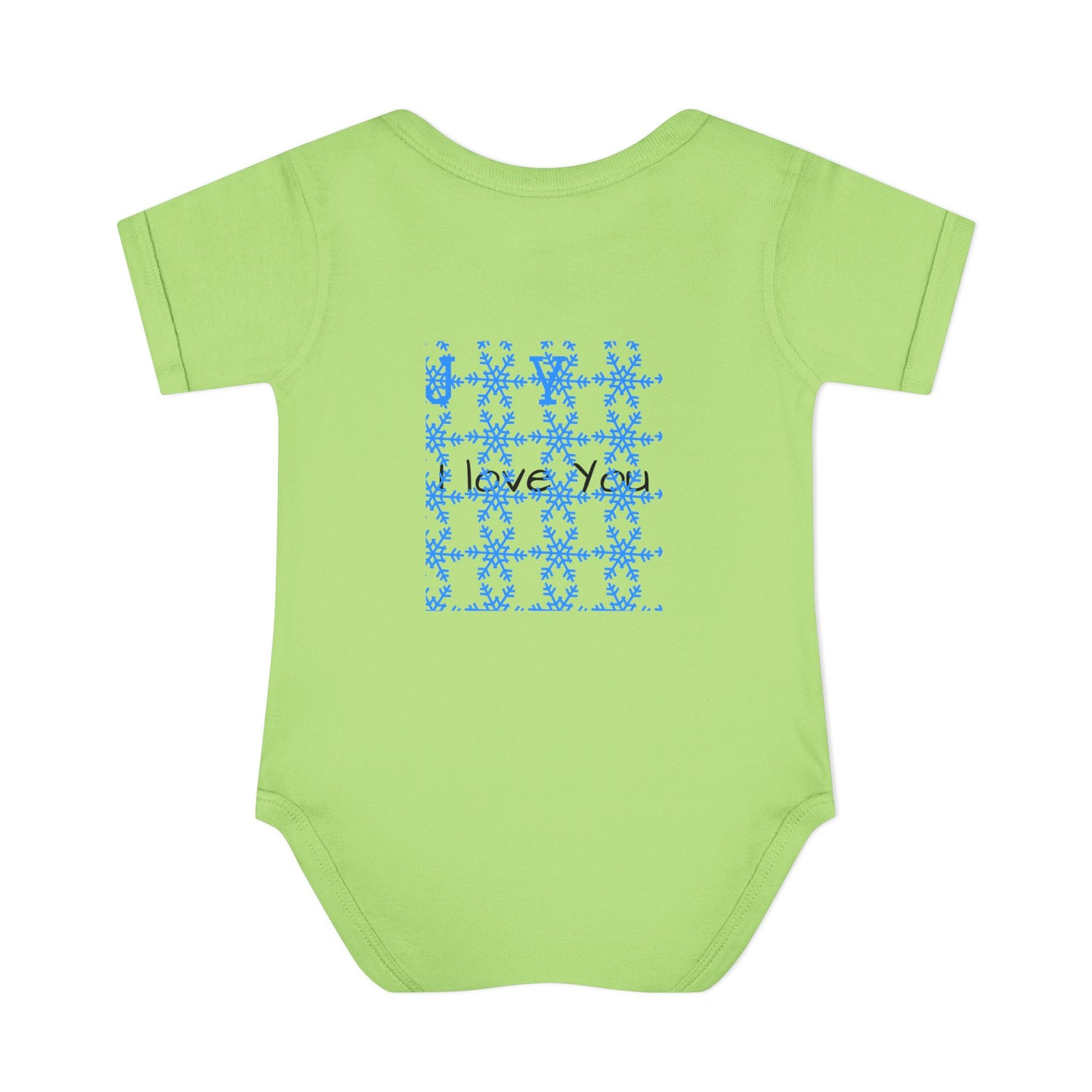 HappiMommi l Gingerbread Snowflake Baby Onesie