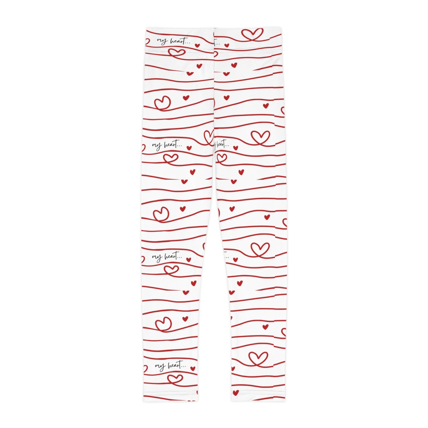Hershe3Kids l Girl Leggings l Hearts