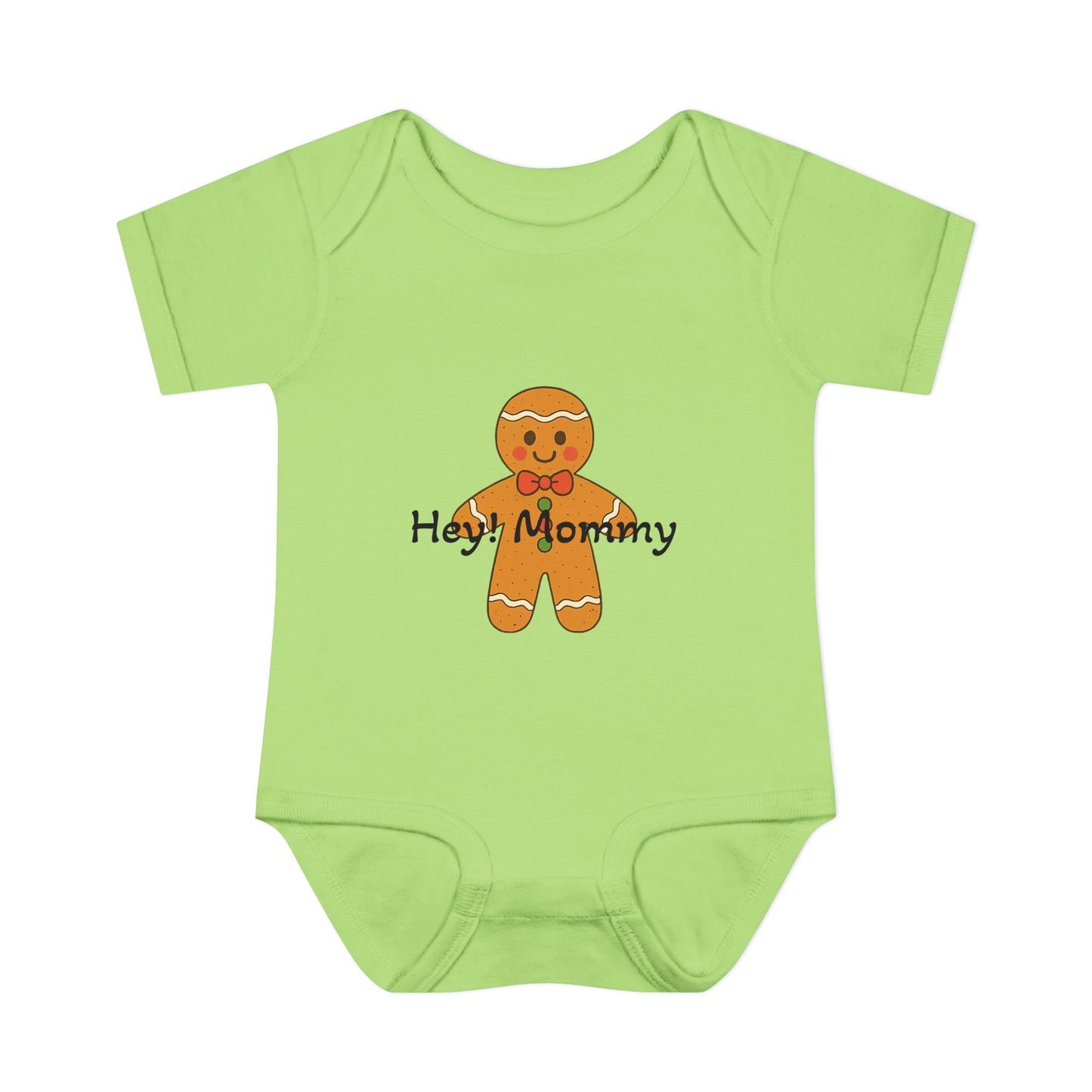 HappiMommi l Gingerbread Snowflake Baby Onesie